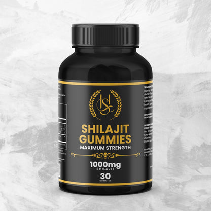 Gomas de Shilajit: Suplemento natural para mejorar estrés, ánimo y rendimiento - SOLO HOY 40% OFF