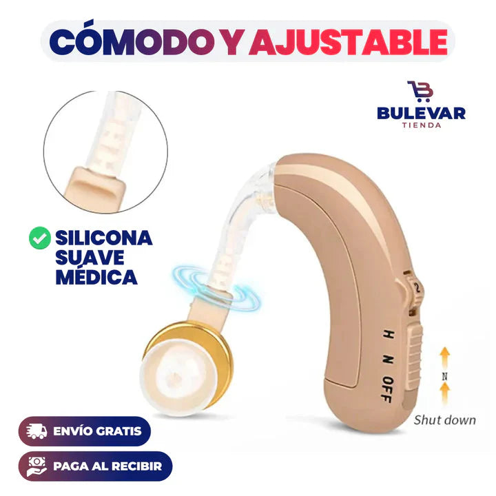 PROMO SOLO HOY 40% OFF - Audifono Amplificador de Sonido. Cuidado y Bienestar del Oido