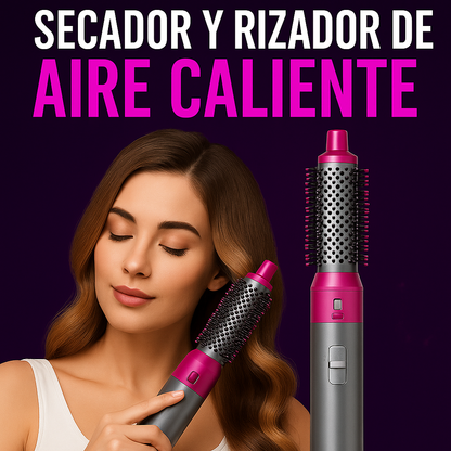 OFERTA IMPERDIBLE 35 % DE DESCUENTO SOLO HOY - CEPILLO SECADOR DE CABELLO 5 EN 1