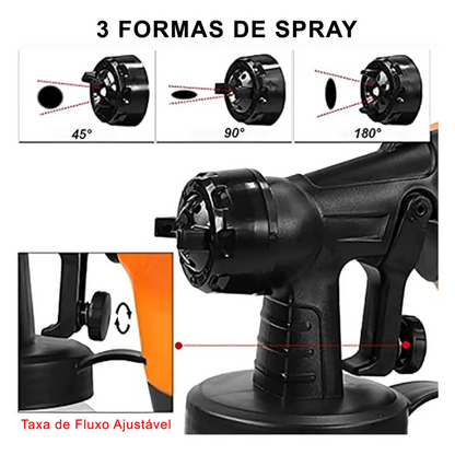 OFERTA DEL DÍA 40%OFF - Pistola De Pintura Eletrica 500w 800ml - 110/220v
