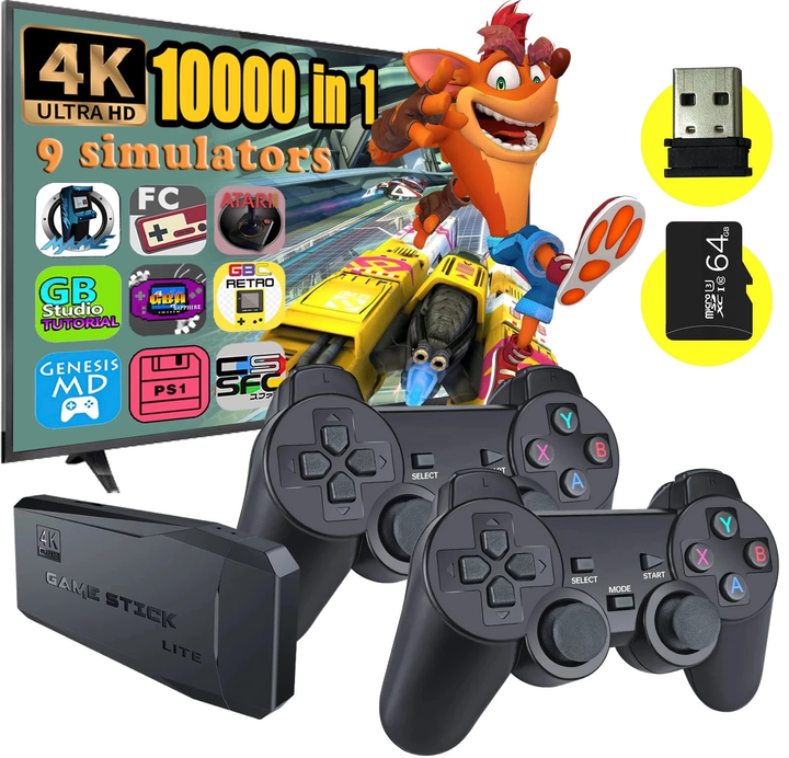 Consola Game Stick®: ¡Más de 10.000 juegos retro en tu bolsillo! SOLÇO HOY 40% OFF