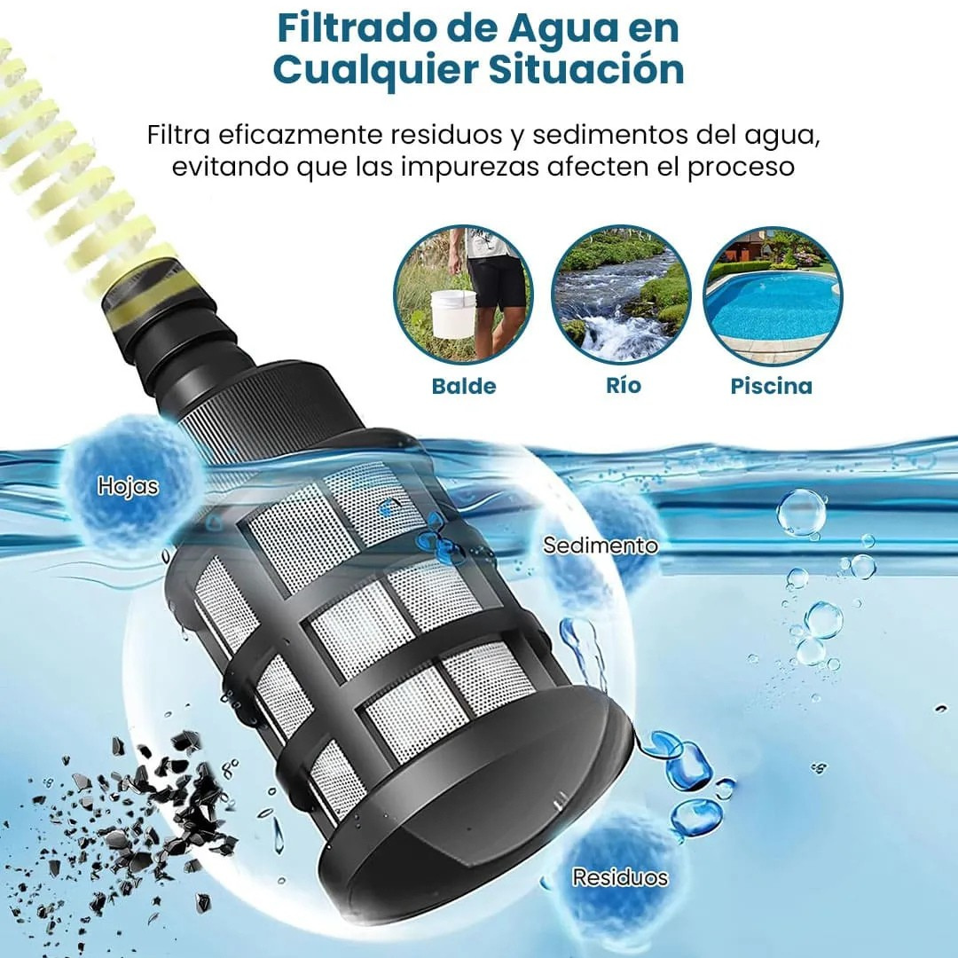 ÚLTIMO DÍA DE PROMOCIÓN - Hidrolavadora Inalámbrica + 7 ITENS Y  2 BATERÍAS DE REGALO