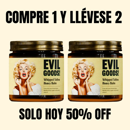 COMPRA 1 LLÉVATE 2 - EVIL GOODS - ¡Reduce arrugas. Elimina acné. Mejora tu piel! - 50% OFF