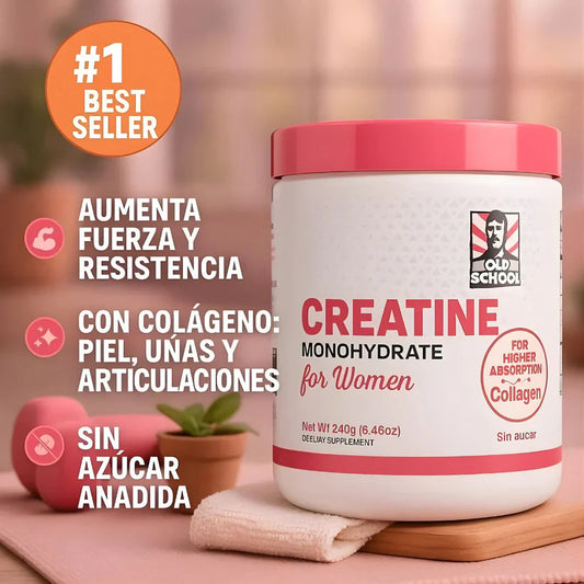 Creatina para Mujeres | Tu aliada para levantar y definir tus glúteos en solo 30 días - SOLO HOY 40% OFF